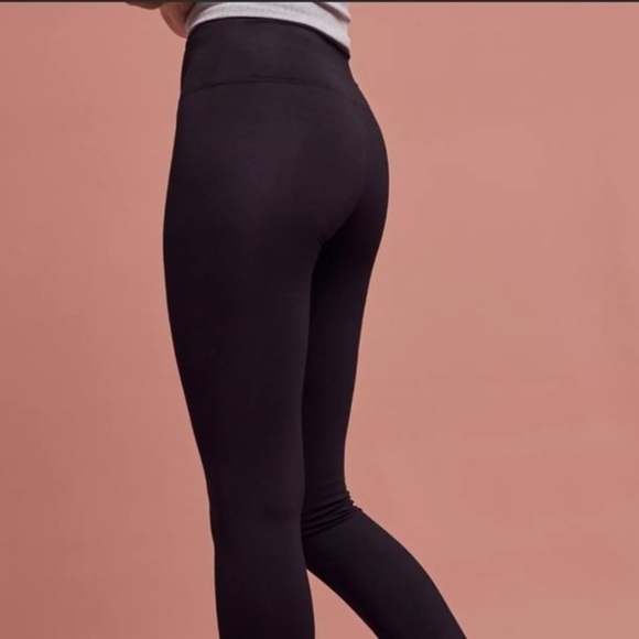 ANTHROPOLOGIE Saturday Sunday Black Women’s  Leggings Yoga Pant Sz XS - Picture 2 of 10